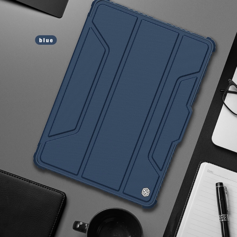 قیمت و خرید کیف کلاسوری نیلکین مدل Bumper Leather مناسب Galaxy Tab S7 Plus | S8 Plus